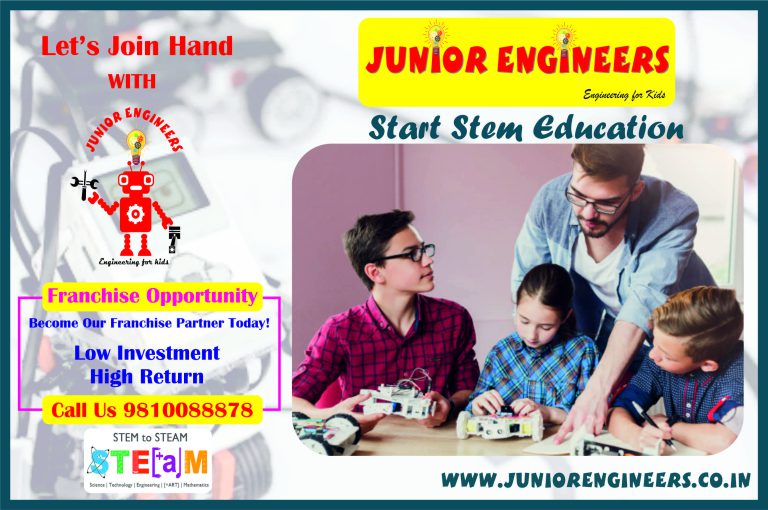 Junior Engineers Robotics and Coding Franchise - Empowering kids with future-ready skills in Robotics, Coding, STEM education, and hands-on learning experiences. Join our Robotics franchise