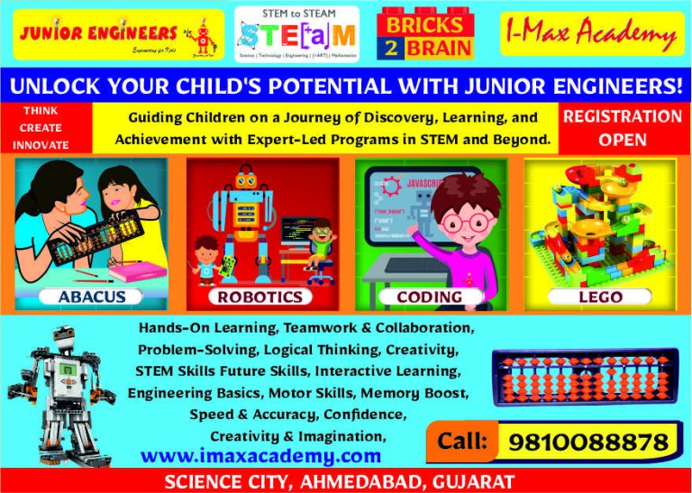 ROBOTICS, ABACUS CLASSES, coding classes for kids in Science City Ahmedabad