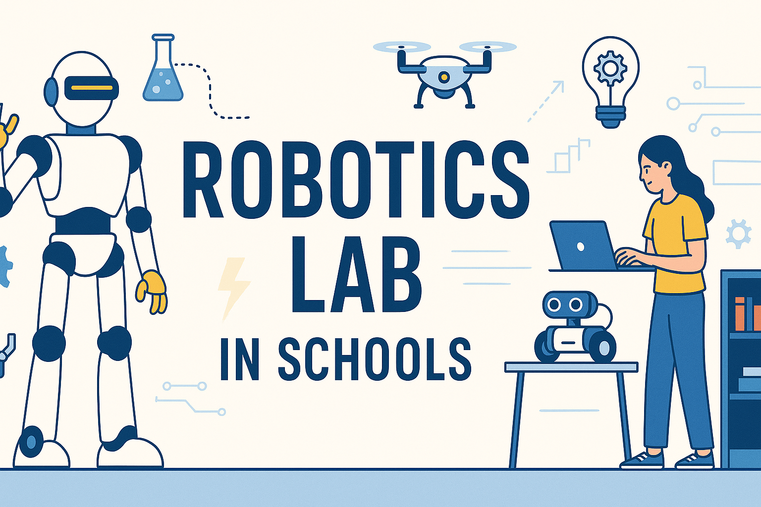 Future-Ready Classrooms with Smart Robotics Labs – Empowering Schools with AI, Coding & STEM Education by Junior Engineers