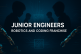 Junior Engineers Robotics and Coding Franchise banner showcasing futuristic STEM learning and technology education for kids