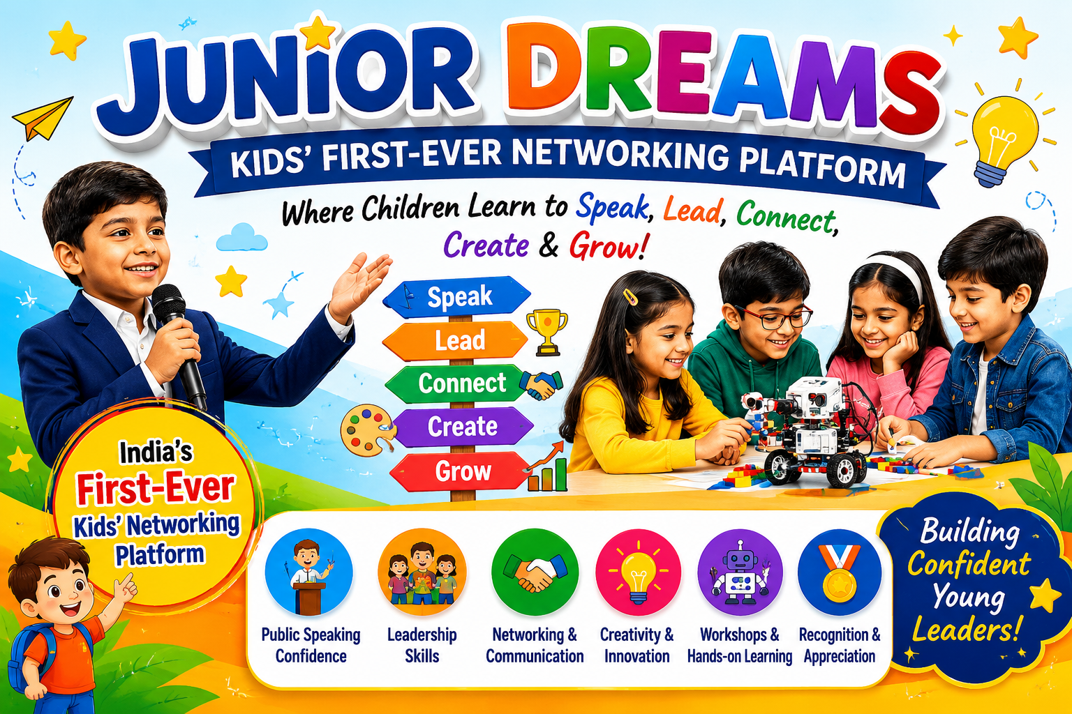 Junior Dreams – A Premium Networking Platform for Kids