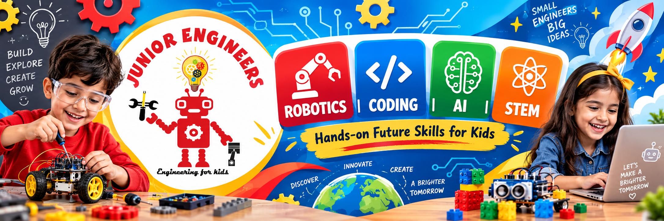 AI for Kids, Robotics, Coding and Artificial Intelligence Classes by Junior Engineers