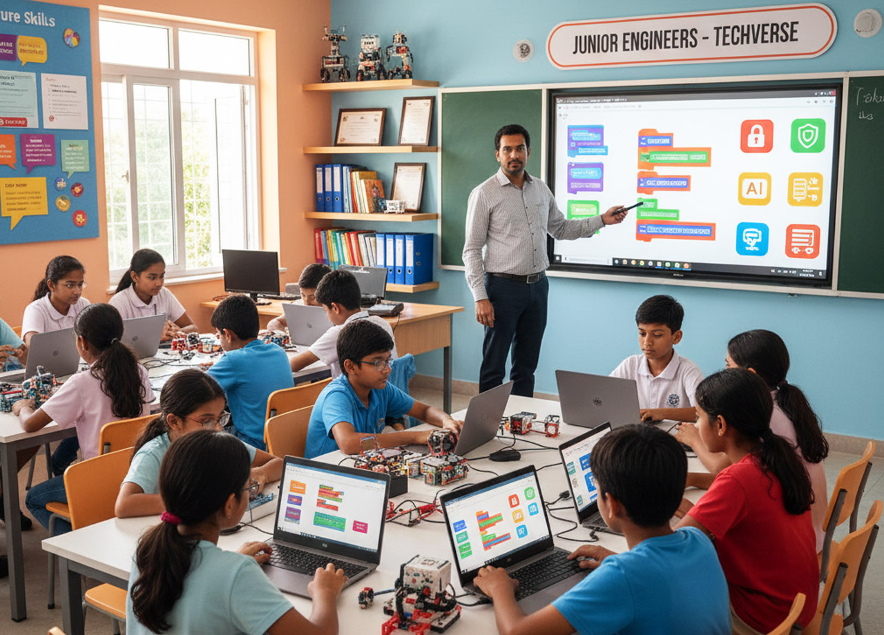 What Junior Engineers - Techverse Offers to Schools